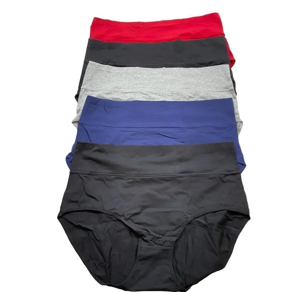 Lot of 5 Brand New without Tags Ladies‎ Cotton Panties Size 3XL - Picture 2 of 11